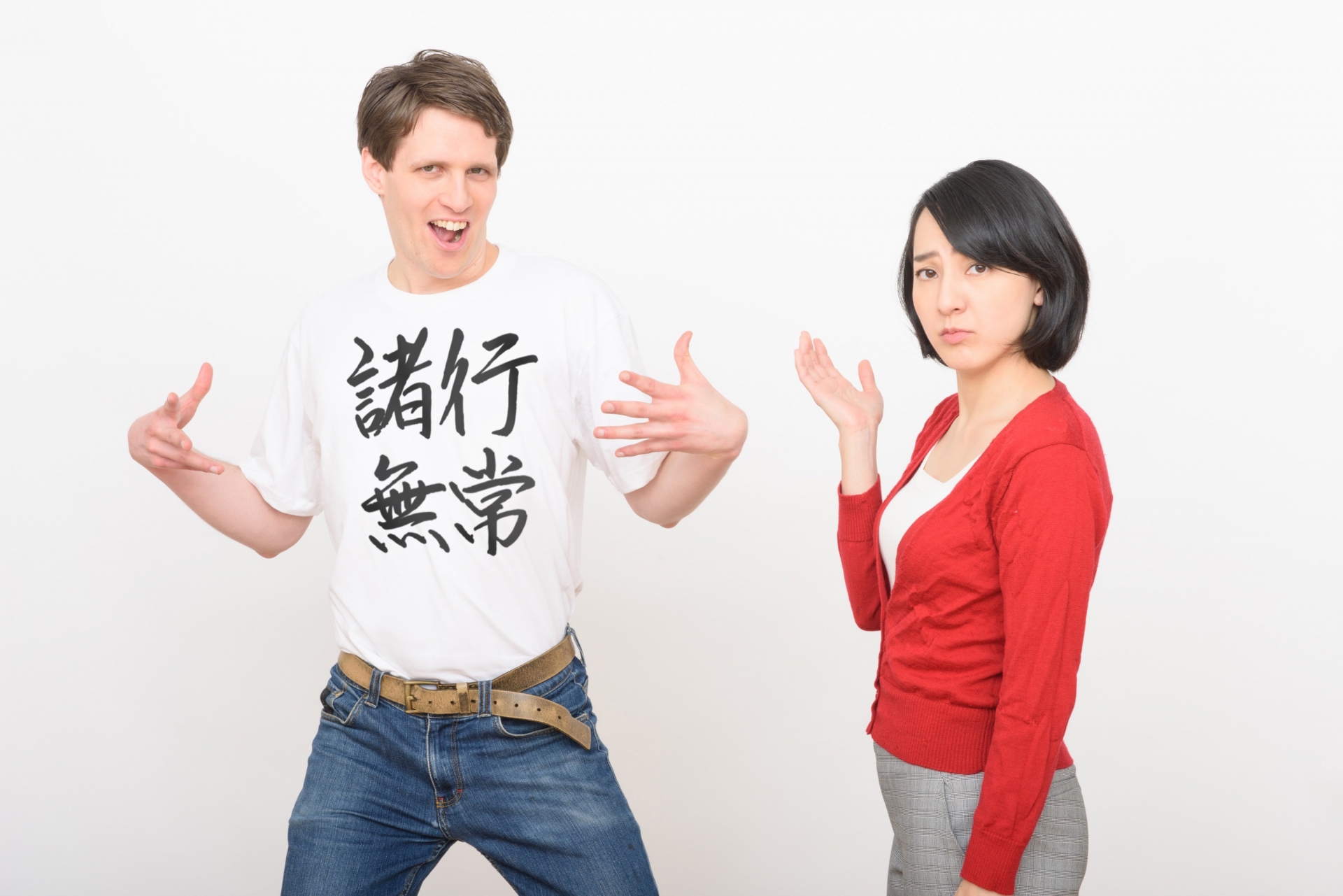 日本が好きな外国人と話す日本人